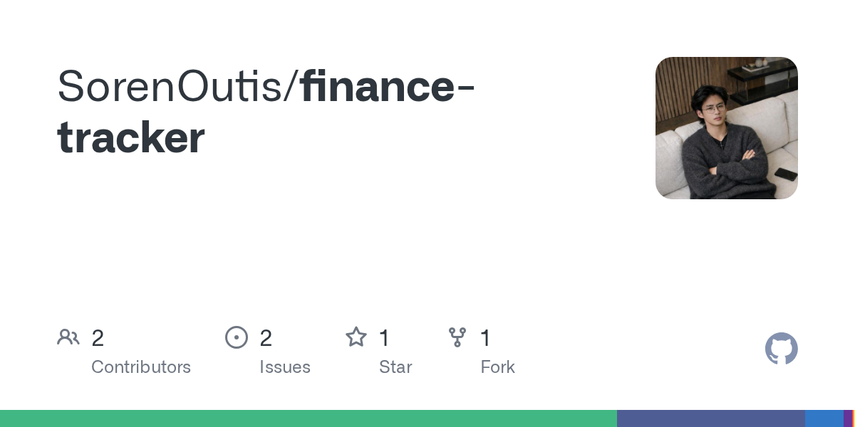 finance-tracker repository social preview